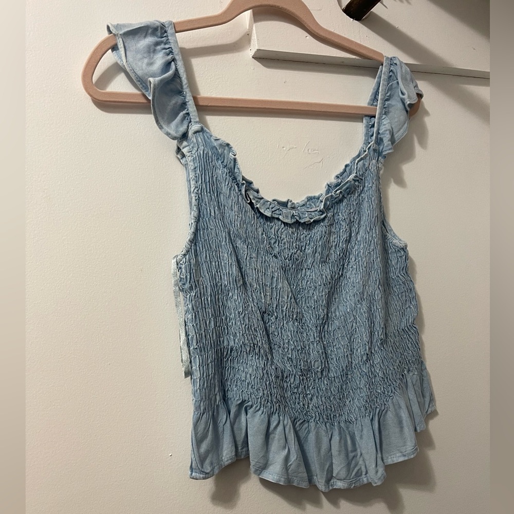 Blue tank